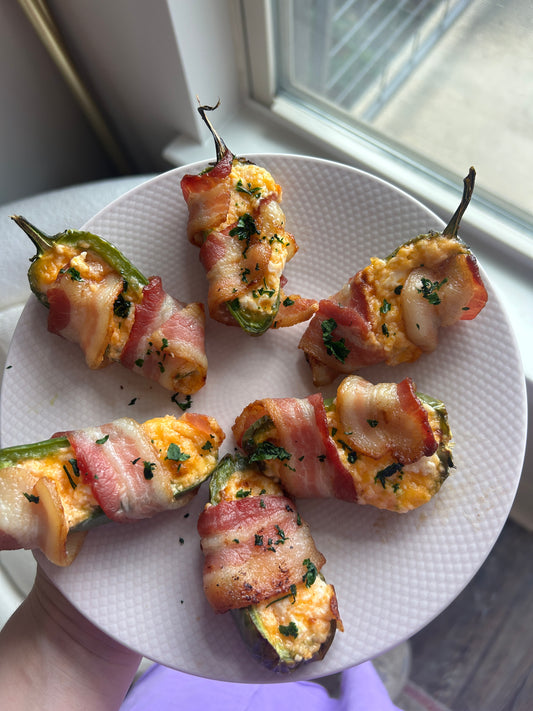 Bacon Wrapped Jalapeno Poppers