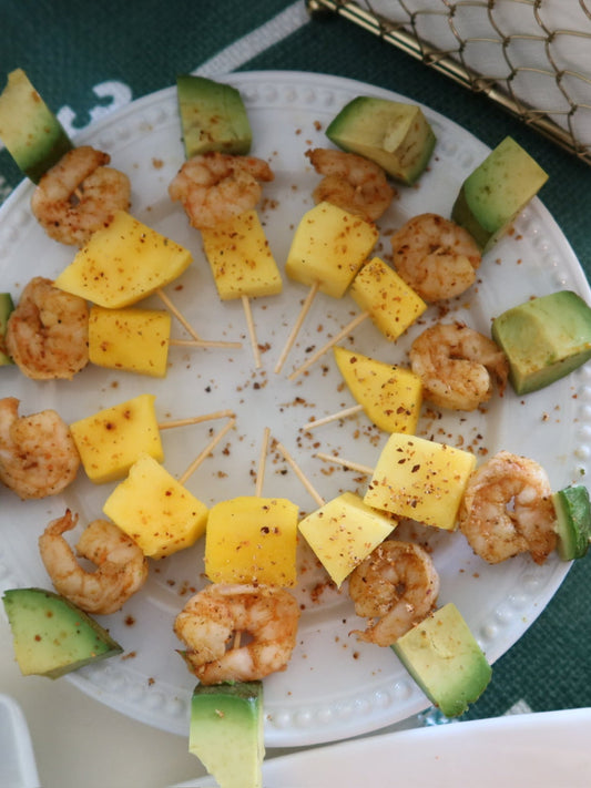 Shrimp & Mango Skewers