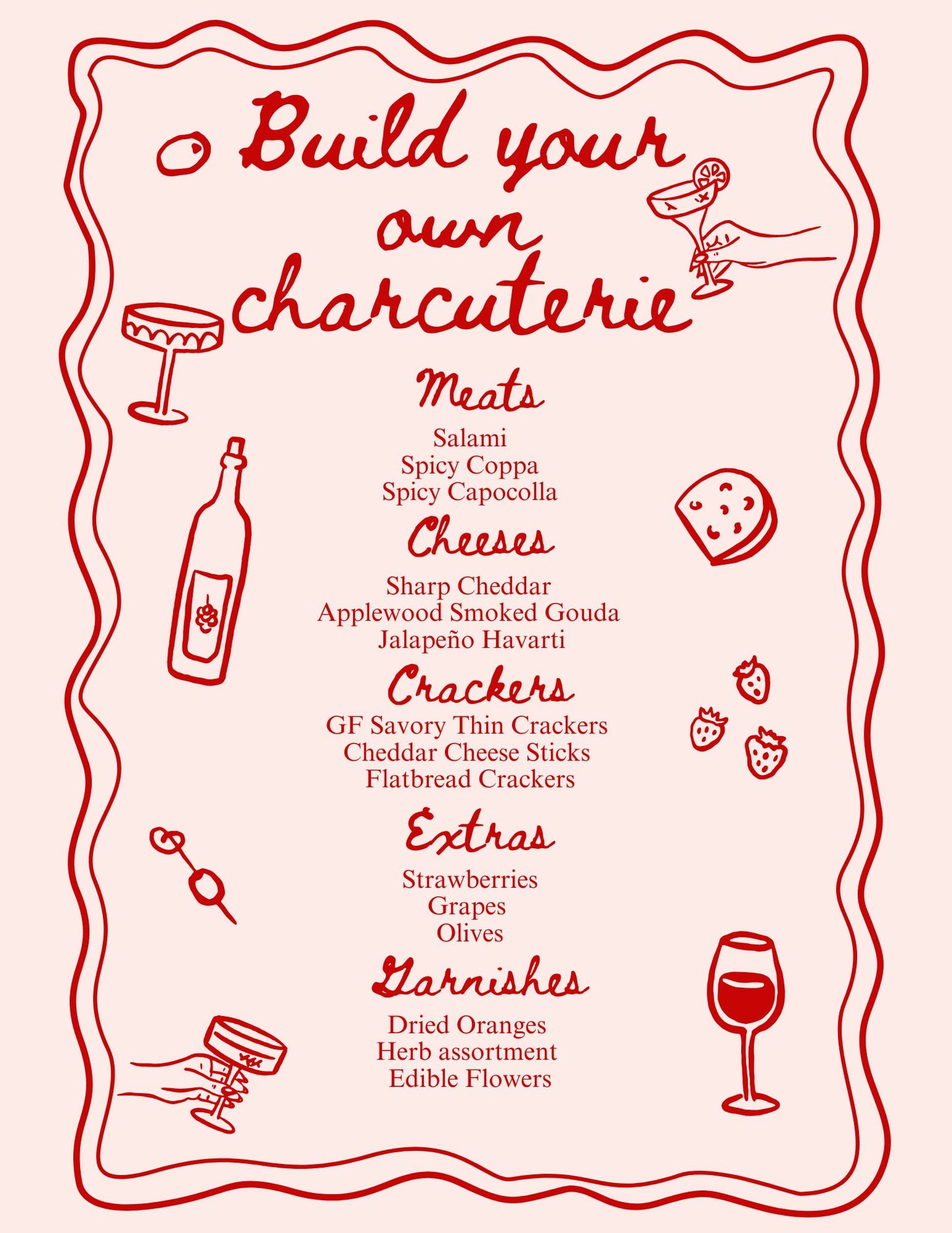 Charcuterie Event Cart