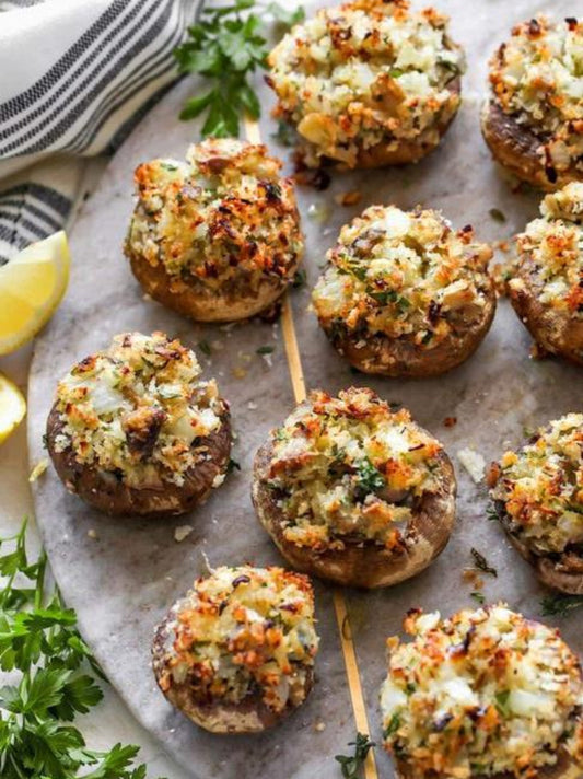 Boursin Stuffed Mushrooms